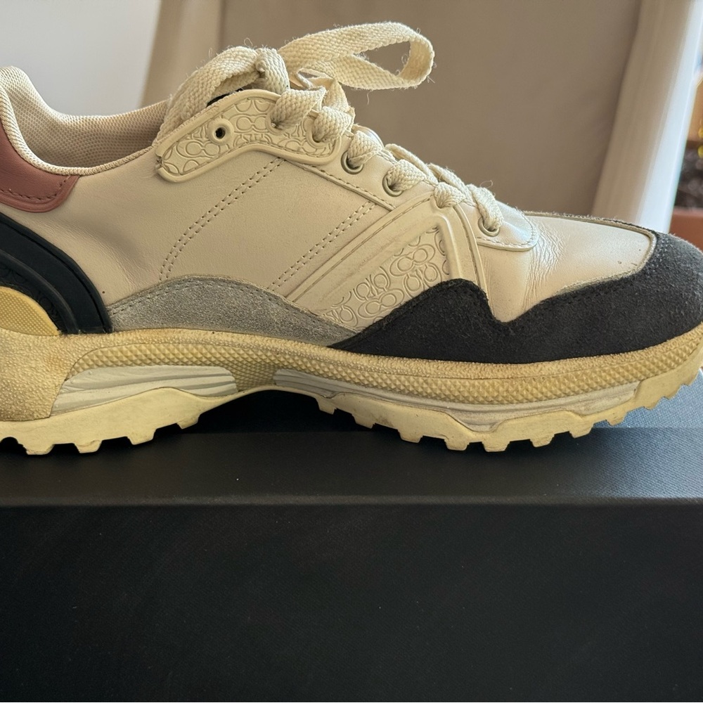 Coach Chalk and Dusty Rose Sneakers - Picture 2 of 4